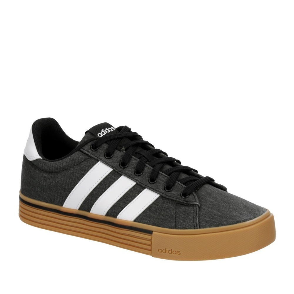 adidas Black White Gum Low-Top Athletic Sneakers